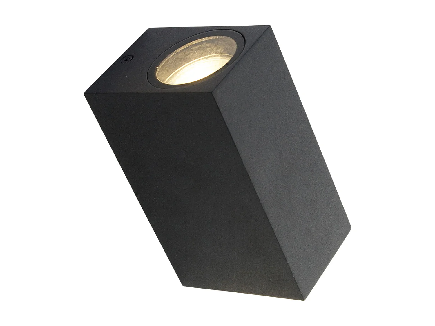 Ensemble de 4 appliques murales modernes noires 2 lumières IP44 - Baleno