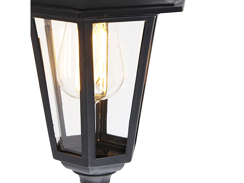 Applique d'extérieur classique noire IP44 - New Haven