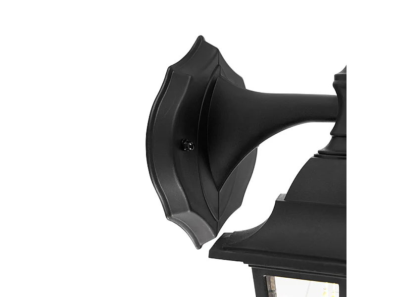 Applique d'extérieur classique noire IP44 - New Haven