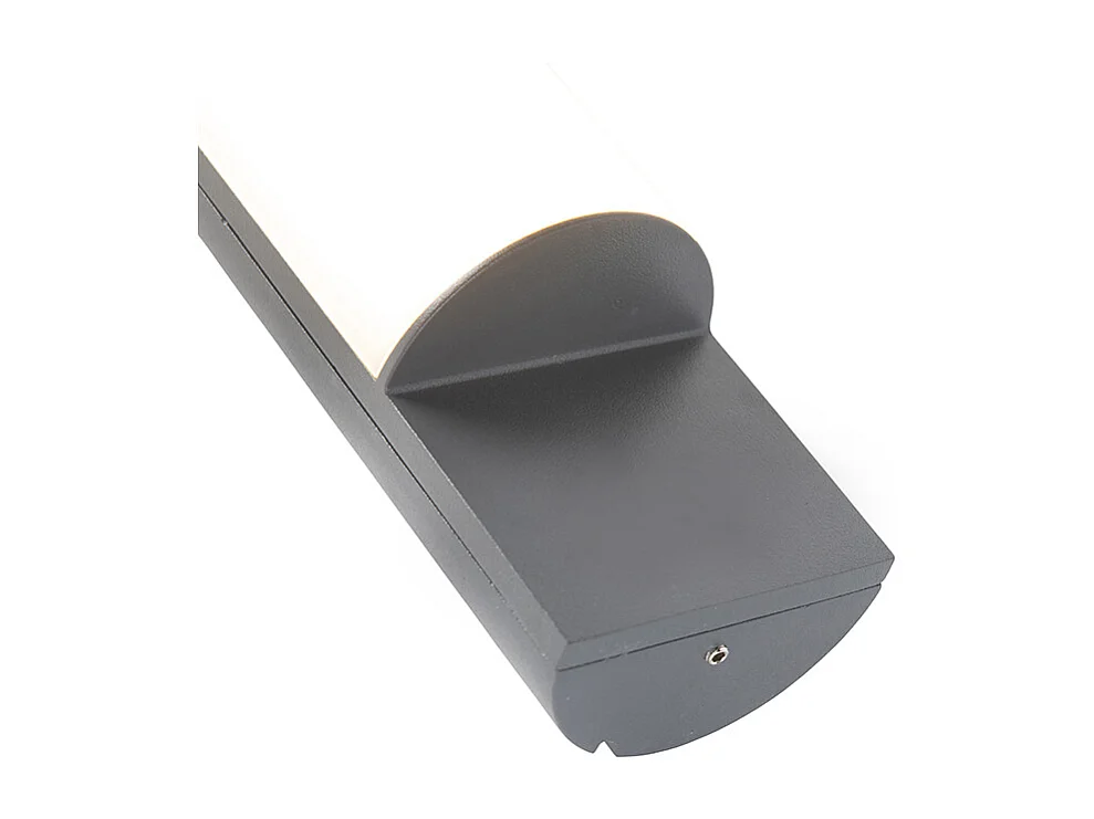 Lampe extéerieure moderne gris foncé incl. LED - Harry