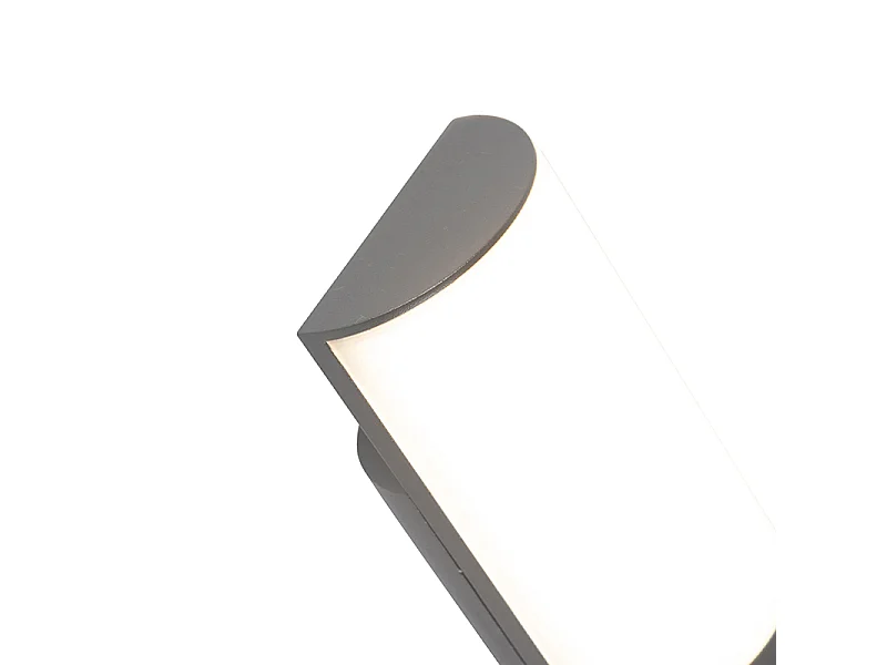 Applique murale d'extérieur moderne gris foncé avec LED - Harry