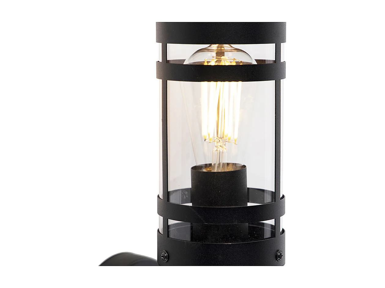 Applique d'extérieur moderne noir IP44 - Gleam