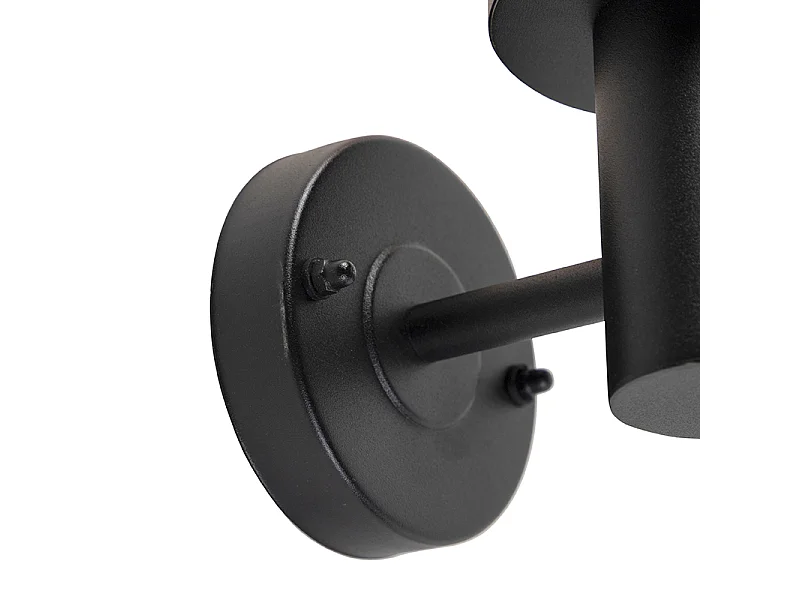 Applique d'extérieur moderne noir IP44 - Gleam