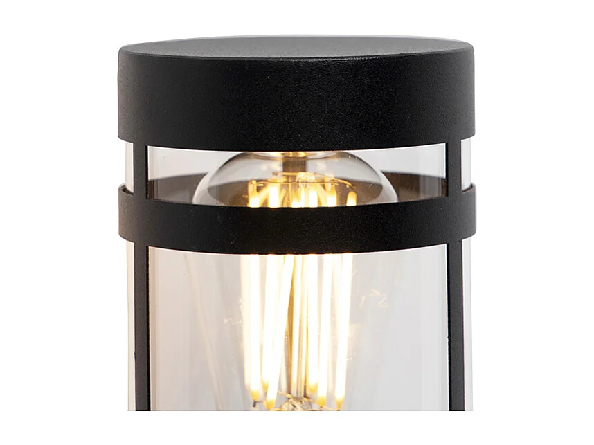 Applique murale d'extérieur moderne noire IP44 - Gleam