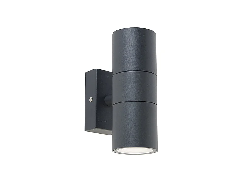 Applique murale d'extérieur anthracite IP44 - Duo