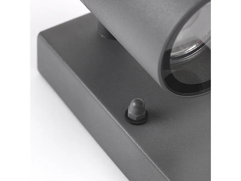 Applique d'extérieur anthracite IP44 avec détecteur de mouvement - Solo