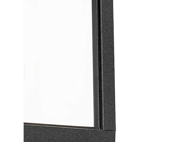 Lanterne murale d'extérieur noire avec détecteur de mouvement IP44 - Charlois