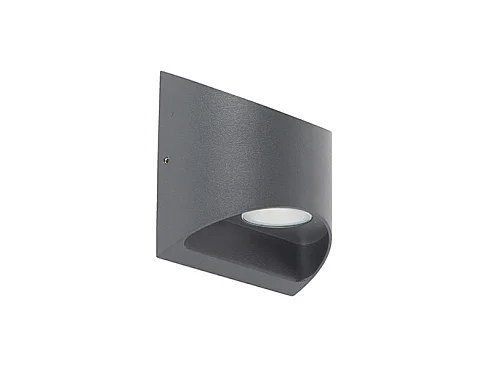 Applique d'extérieur moderne gris foncé avec LED IP54 - Mal