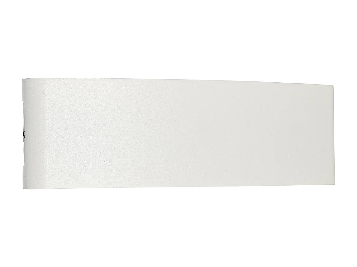 Applique d'extérieur blanche avec LED 10 lumières IP54 - Silly