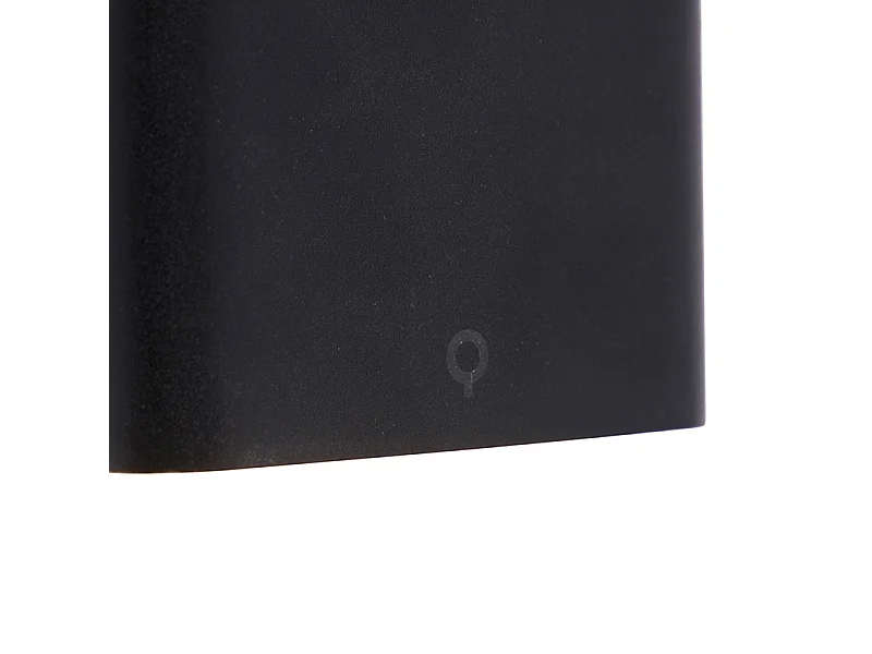 Applique d'extérieur moderne noire 11,5 cm avec LED IP65 - Batt