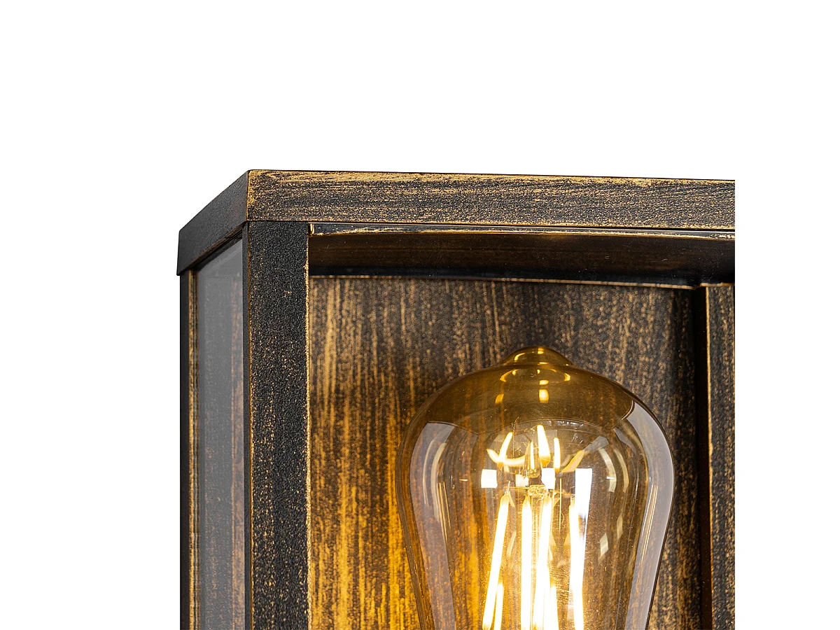 Applique murale vintage or antique 26 cm IP44 - Charlois