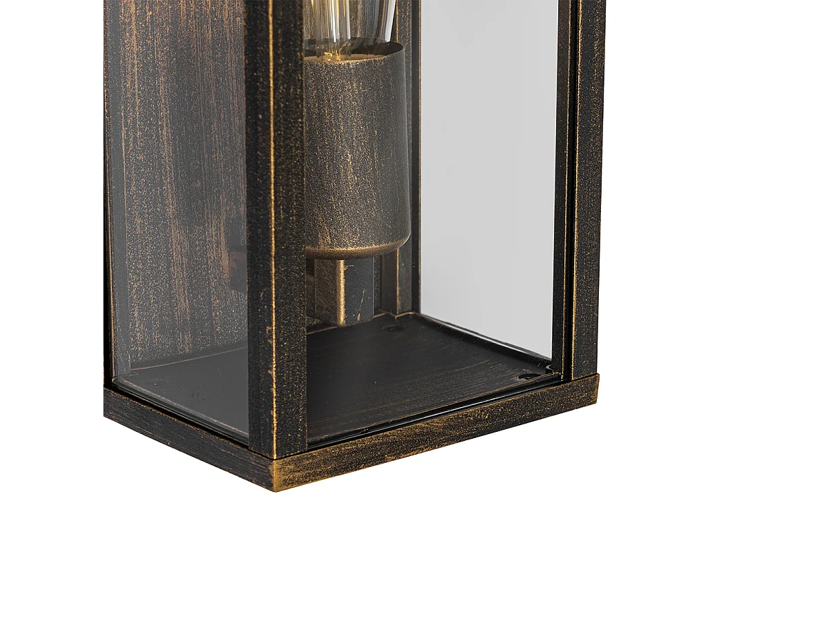 Applique murale vintage or antique 26 cm IP44 - Charlois