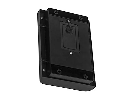 Applique moderne noire avec LED IP44 - Gaev