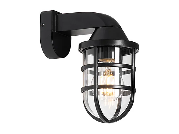 Applique d'extérieur moderne noire IP54 - Joeri