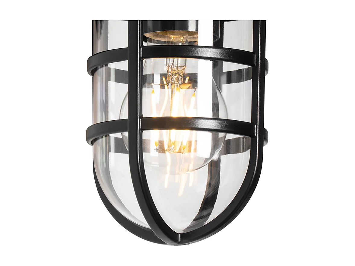 Applique d'extérieur moderne noire IP54 - Joeri