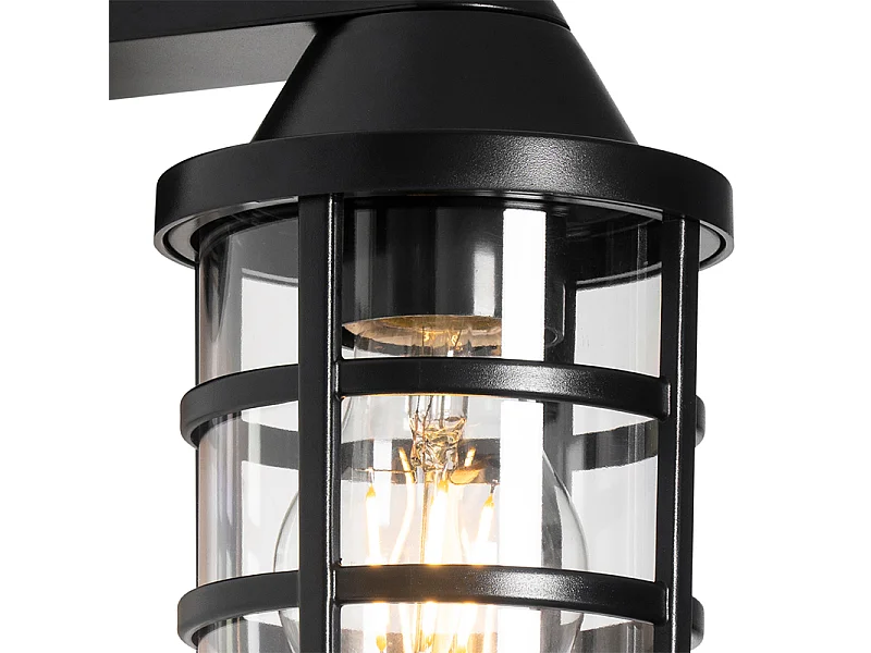 Applique d'extérieur moderne noire IP54 - Joeri