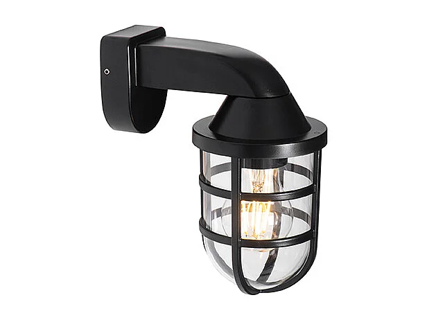 Applique d'extérieur moderne noire IP54 - Joeri
