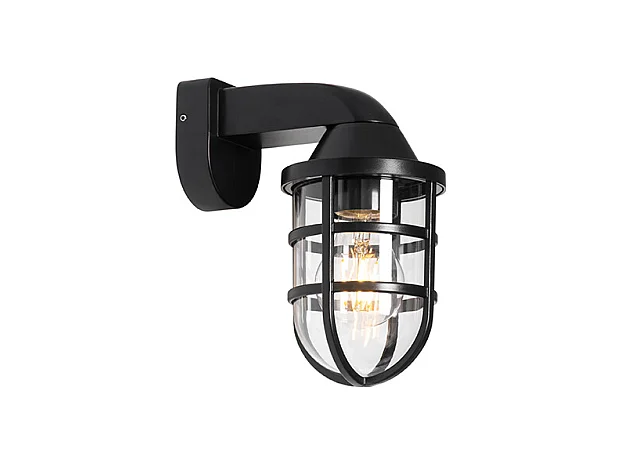 Applique d'extérieur moderne noire IP54 - Joeri
