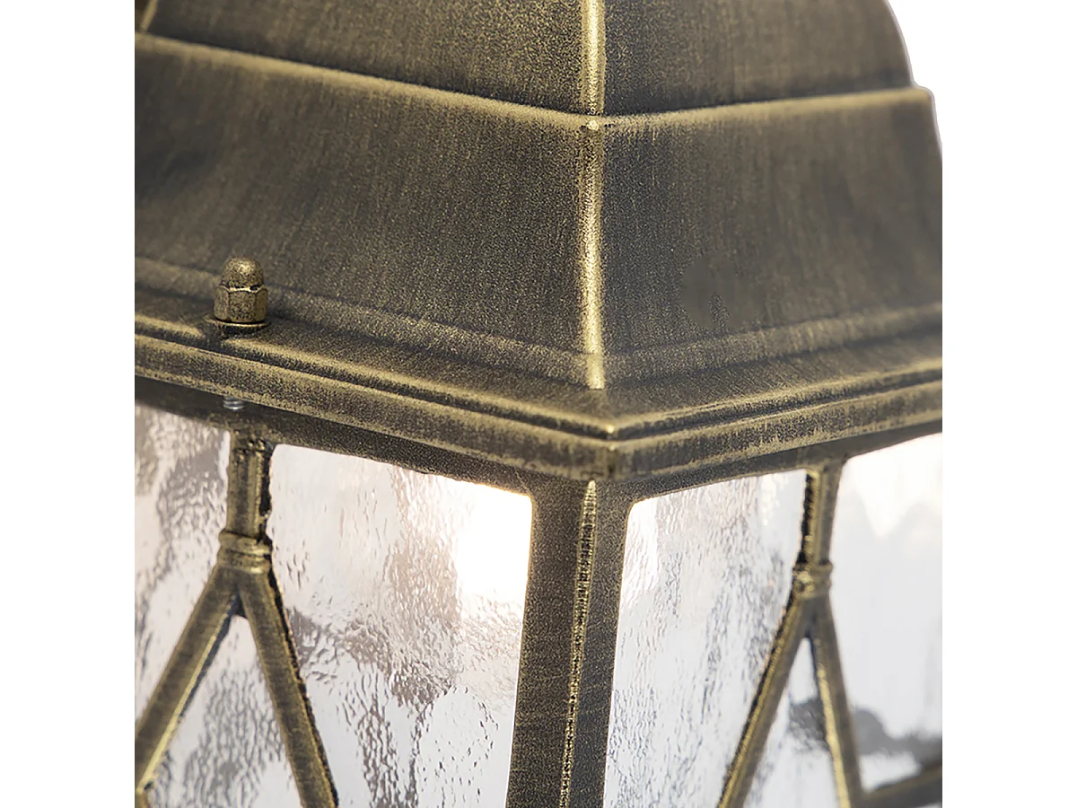 Ensemble de 2 appliques murales d'extérieur romantiques en bronze - Londres