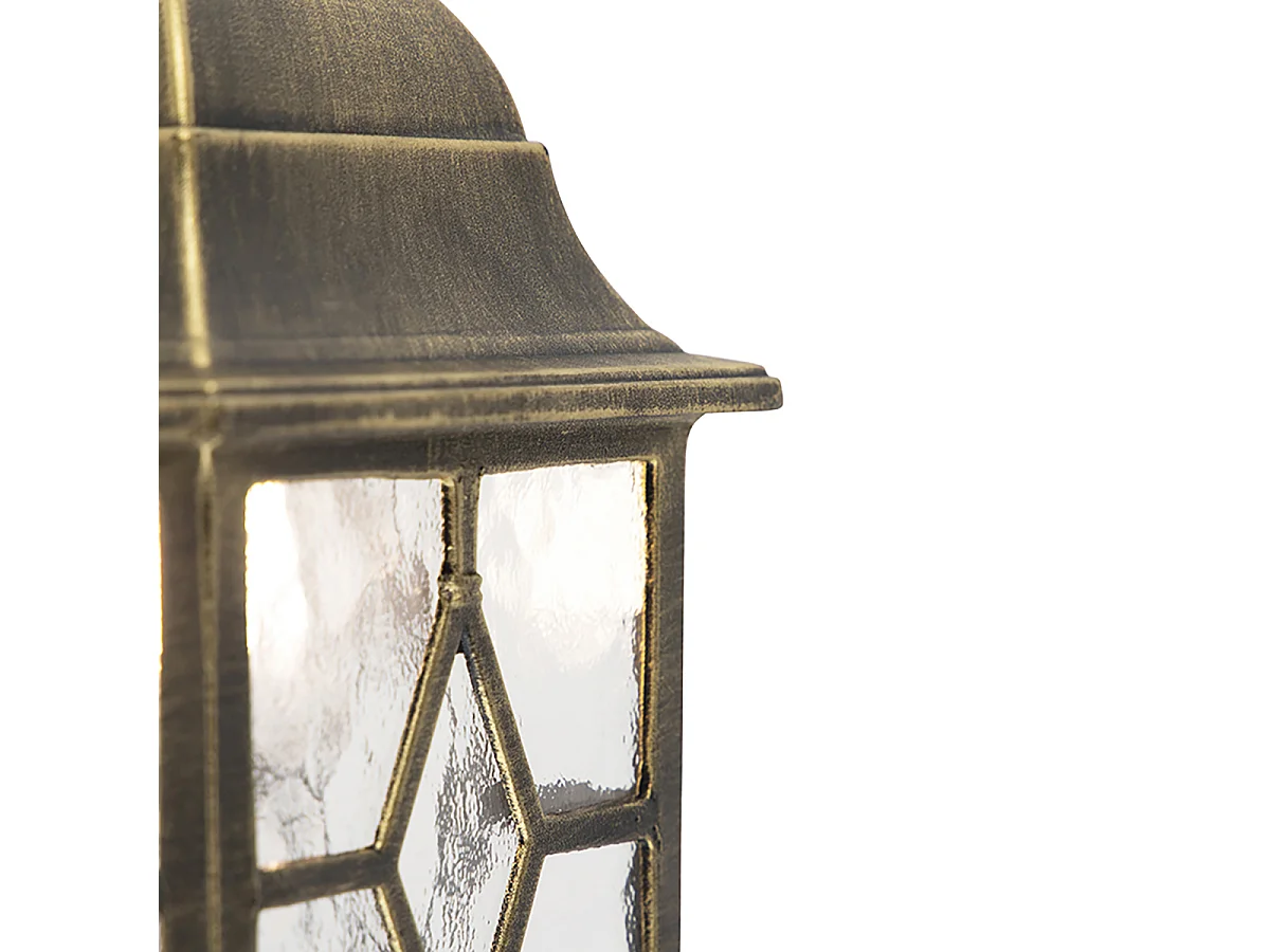 Ensemble de 2 appliques murales d'extérieur romantiques en bronze - Londres