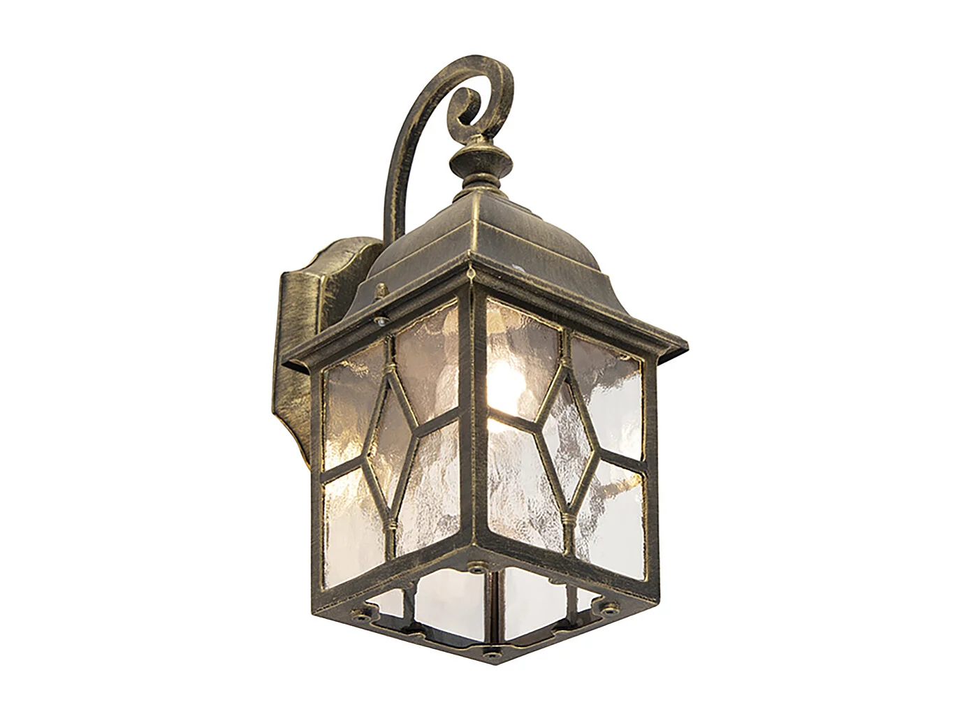 Ensemble de 2 appliques murales d'extérieur romantiques en bronze - Londres