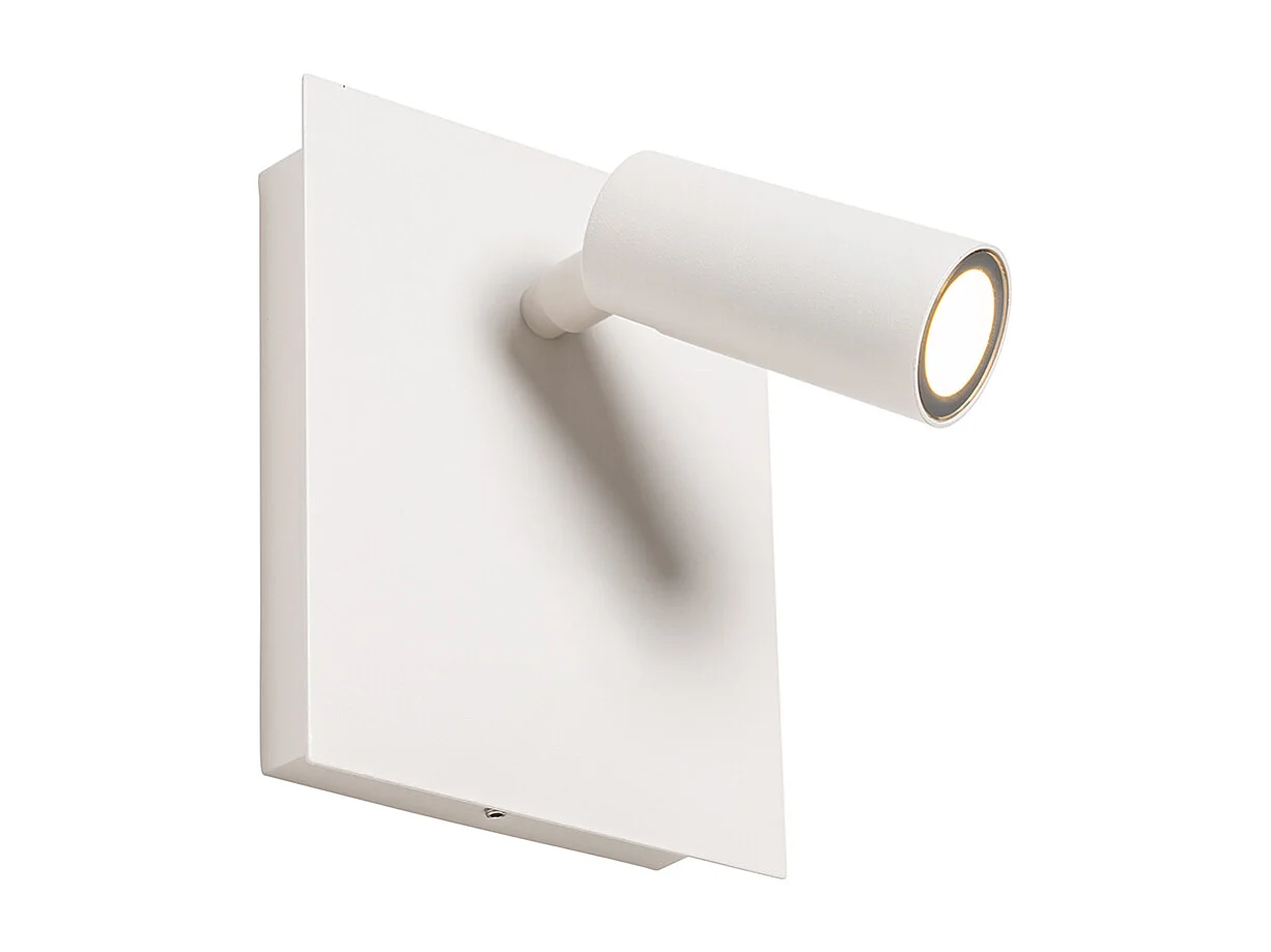 Applique murale extérieure moderne blanche avec LED IP54 - Simon