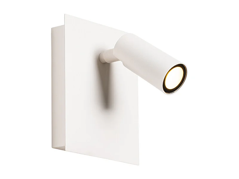 Applique murale extérieure moderne blanche avec LED IP54 - Simon