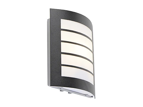 Applique murale extérieure moderne noire IP44 - Miro
