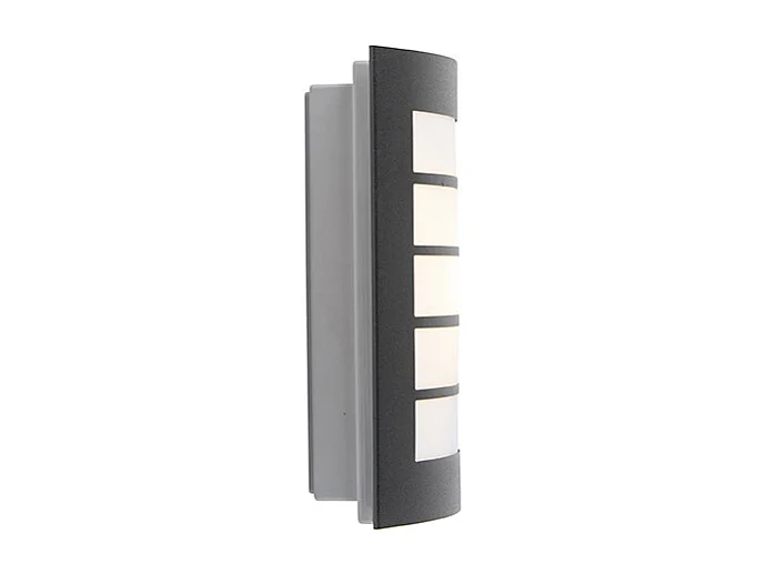 Applique murale extérieure moderne noire IP44 - Miro