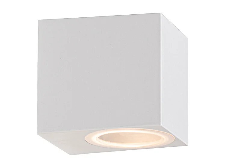 Applique murale d'extérieur moderne en plastique blanc - Baleno