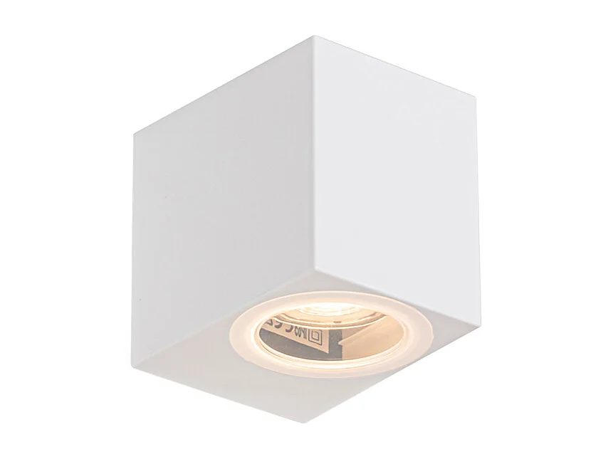 Applique murale d'extérieur moderne en plastique blanc - Baleno