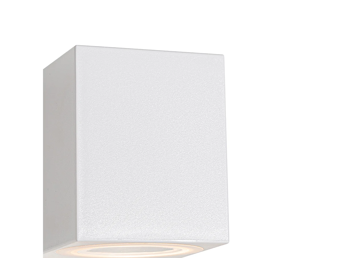 Applique murale d'extérieur moderne en plastique blanc - Baleno