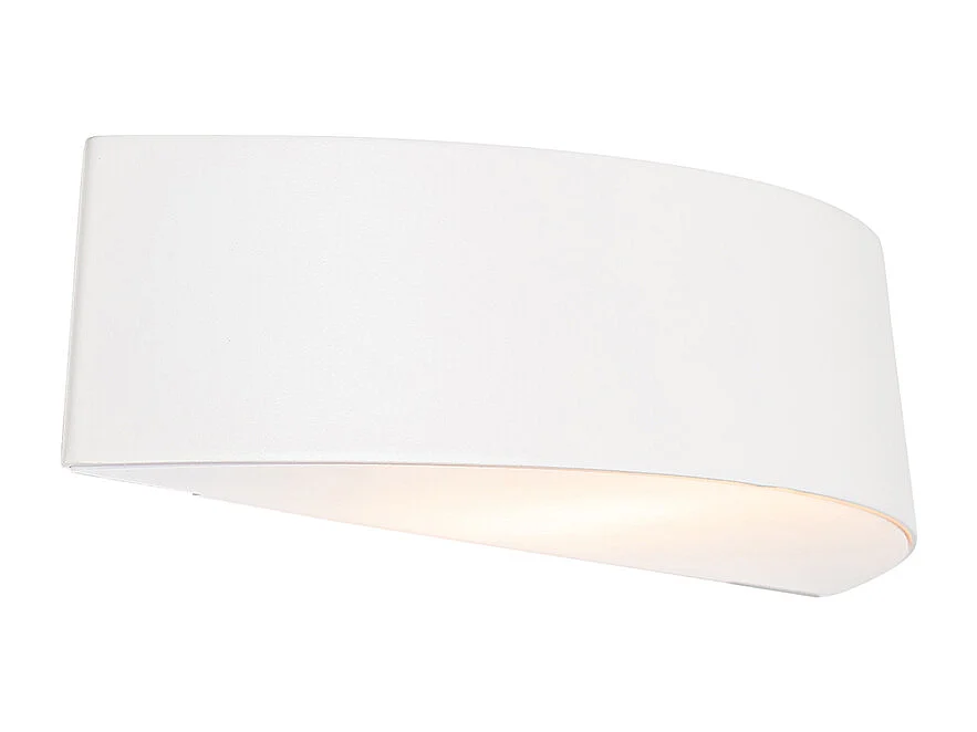 Applique murale extérieure moderne blanche IP44 - Caz