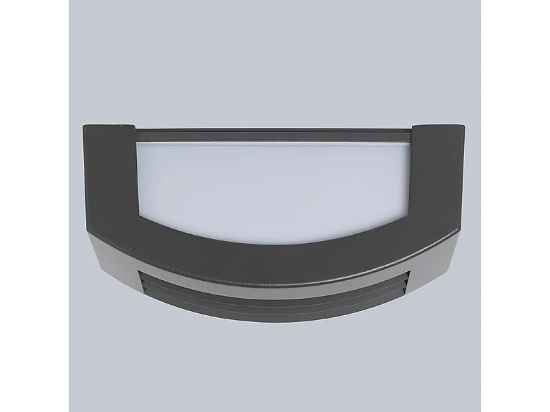 Applique murale intelligente anthracite IP44 avec Wifi P45 - Hurricane 1