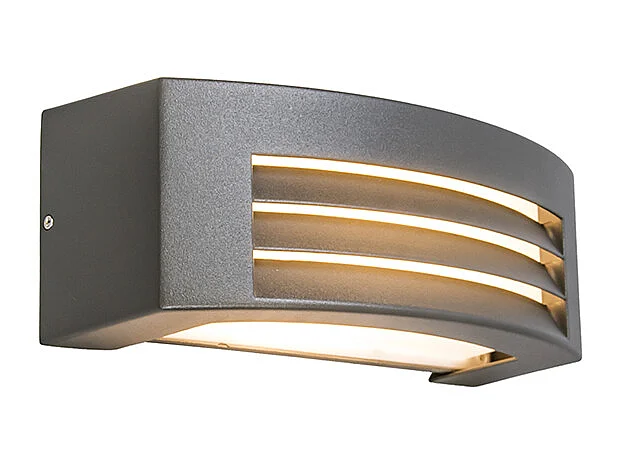 Applique murale intelligente anthracite IP44 avec Wifi P45 - Hurricane 1