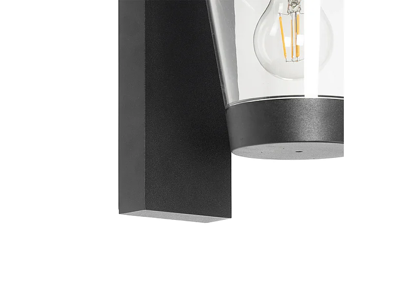 Applique d'extérieur moderne noire IP44 - Joren