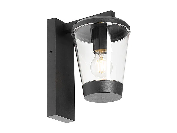 Applique d'extérieur moderne noire IP44 - Joren