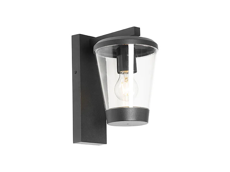 Applique d'extérieur moderne noire IP44 - Joren