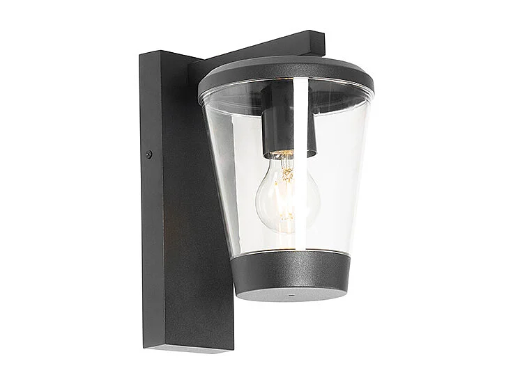Applique murale extérieure moderne noire IP44 - Joren