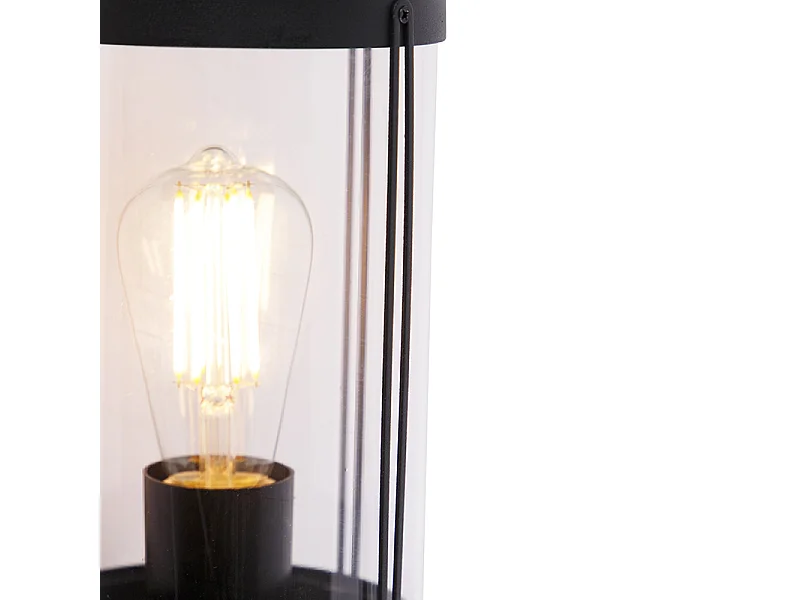 Applique d'extérieur design noire IP44 - Schiedam