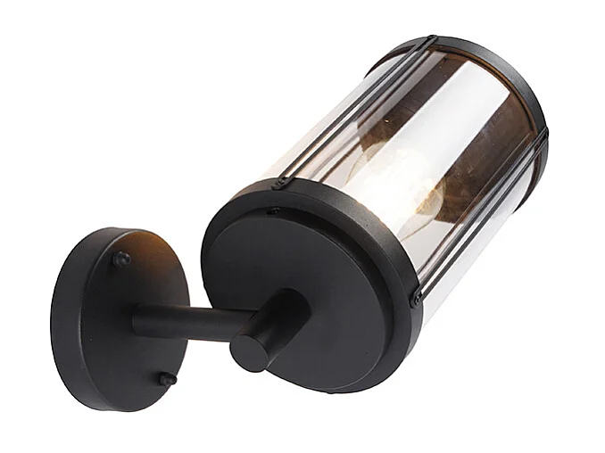 Applique d'extérieur design noire IP44 - Schiedam