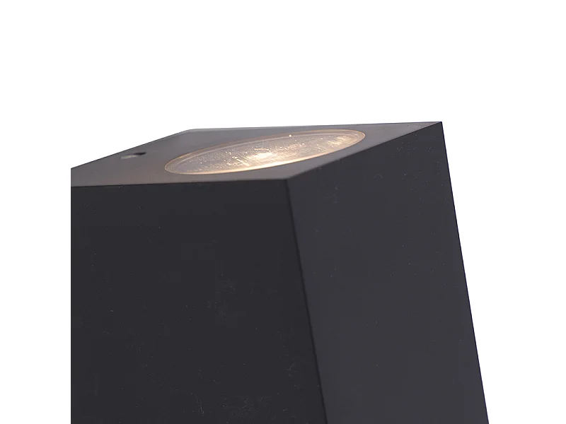 Applique murale intelligente grise en plastique avec 2 Wifi GU10 - Baleno