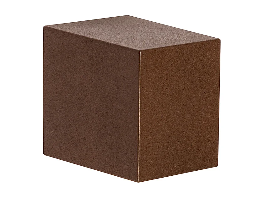 Applique d'extérieur moderne en plastique marron rouille - Baleno