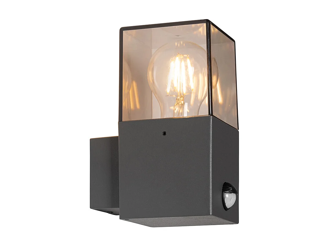 Applique d'extérieur gris foncé et détecteur de mouvement IP44 - Danemark