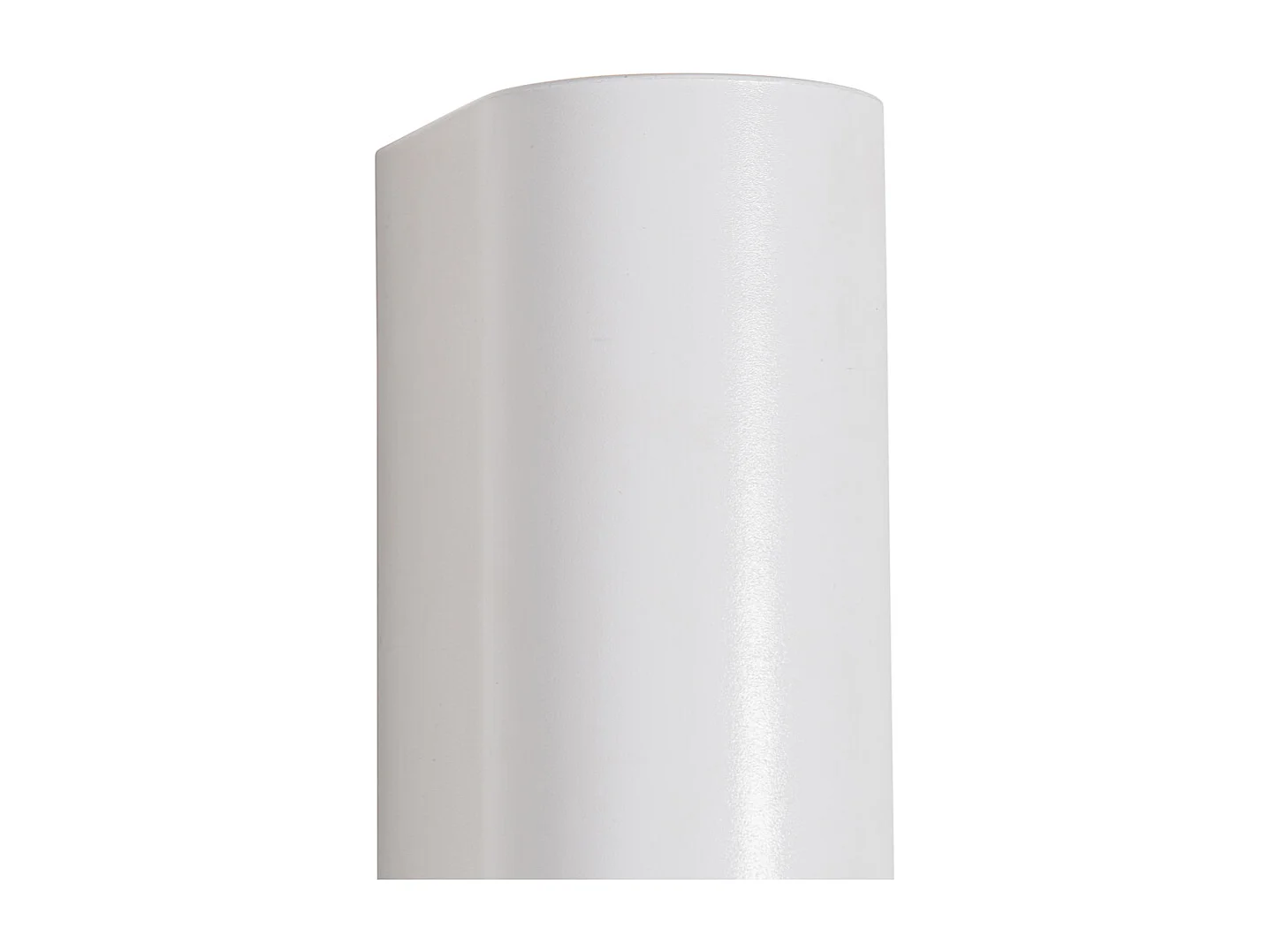 Applique d'extérieur moderne ovale en plastique blanc 2 lumières - Baleno