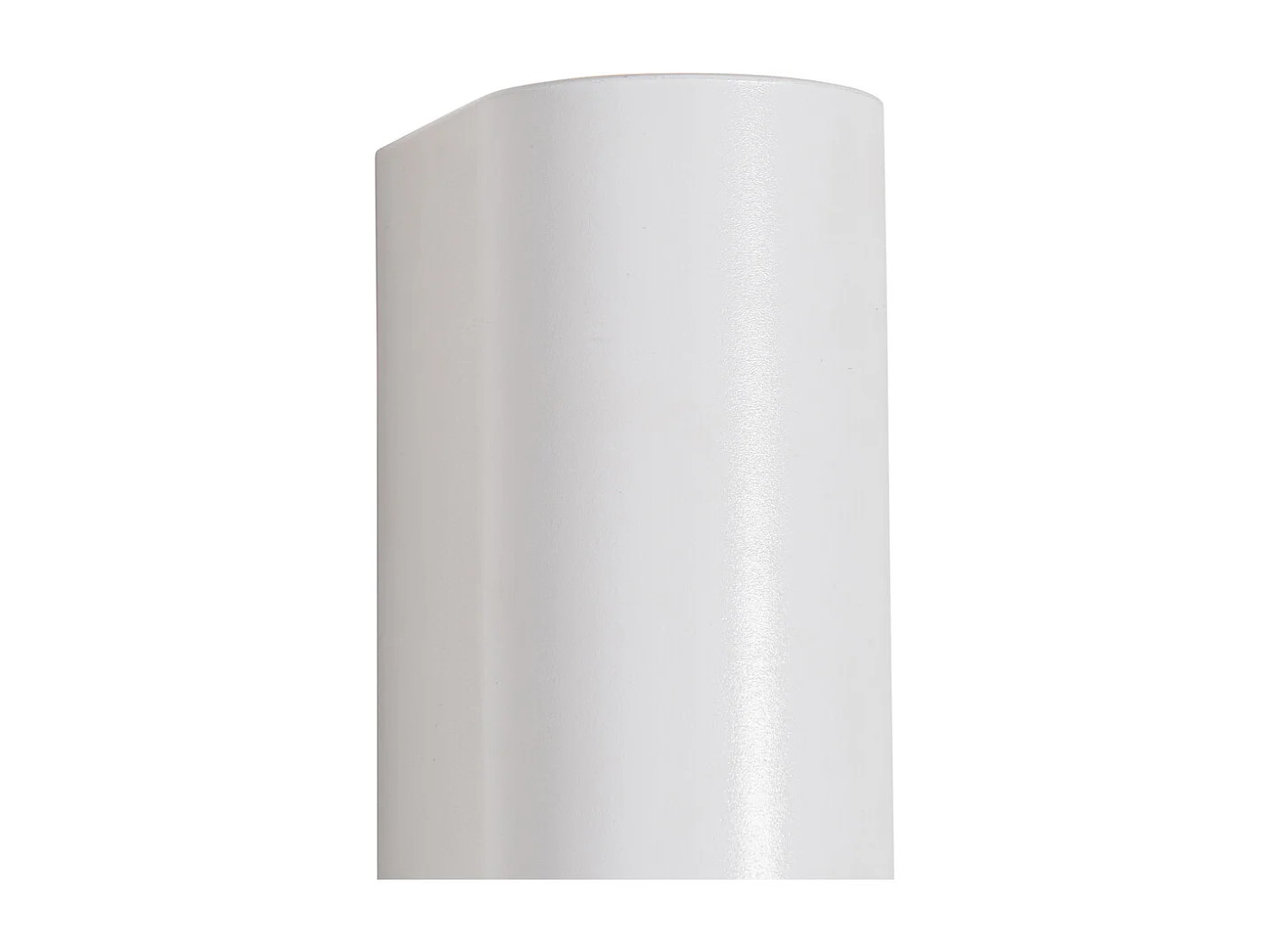 Applique murale extérieure moderne en plastique blanc ovale 2 lumières - Baleno