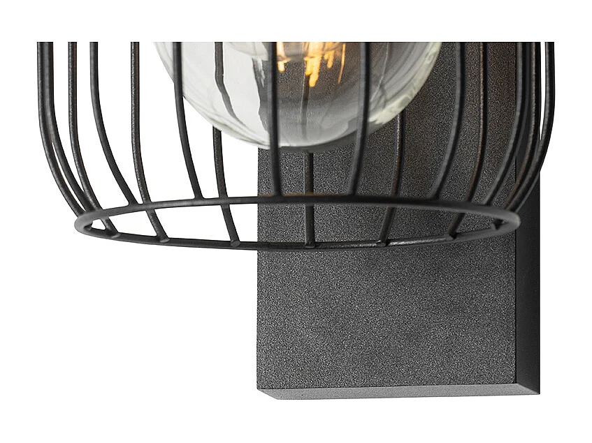 Applique d'extérieur moderne noire IP44 - Luc