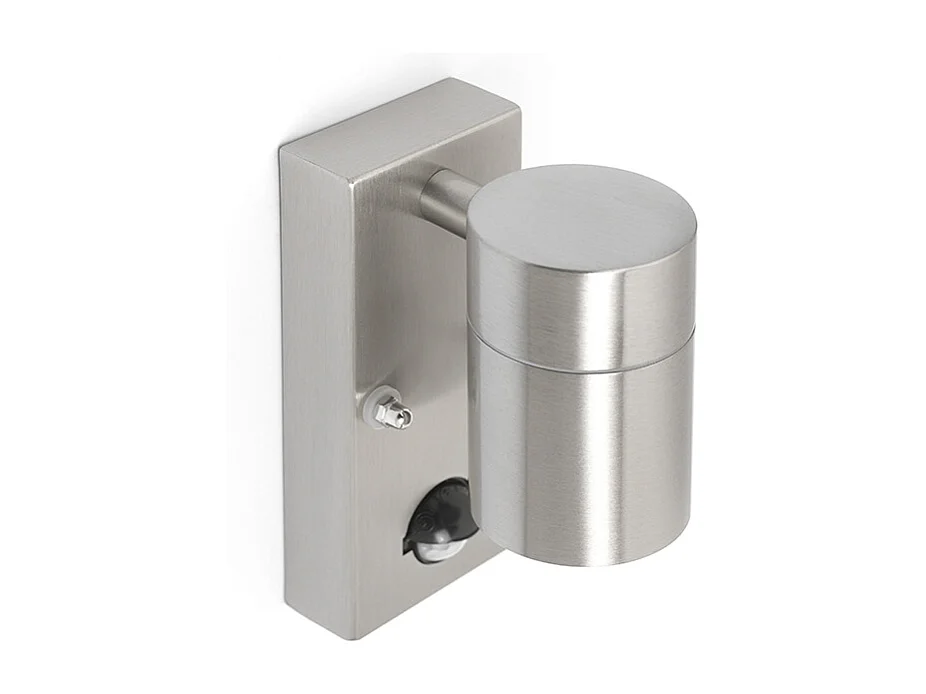 Applique murale d'extérieur acier IP44 avec détecteur de mouvement - Solo