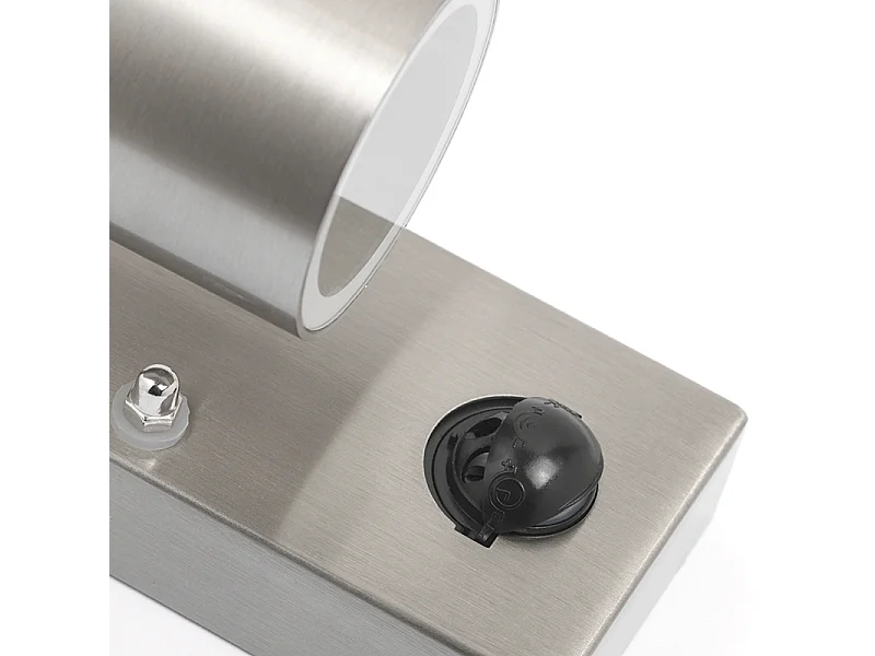 Applique murale d'extérieur acier IP44 avec détecteur de mouvement - Solo