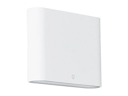 Applique d'extérieur moderne blanche 11,5 cm avec LED - Batt
